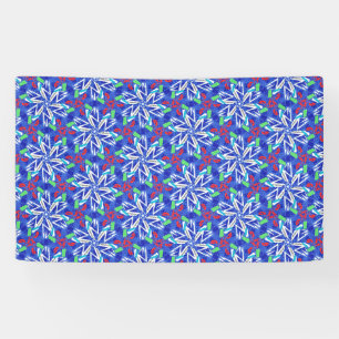 С sneeuwvlokken spandoek