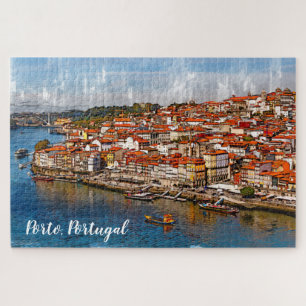 С van Porto, Douro. Portugal. T-shirt Legpuzzel