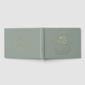 Сustom Foil Funeral Memorial Guest Book (Complet)