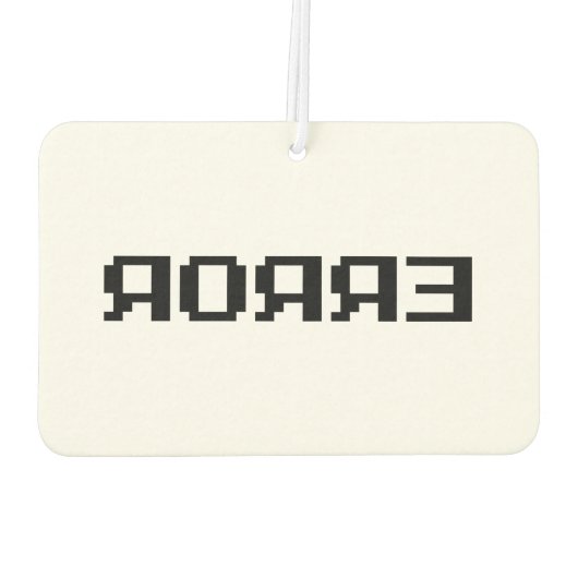 Я OЯ Я Ǝ | FOUT LUCHTVERFRISSER (Achterkant)