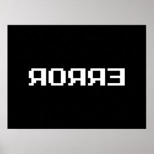 Я OЯ Я Ǝ   FOUT POSTER