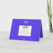 פֶּסַח Pascha Leeuw van Juda kaart (Achterkant)