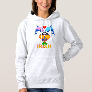 ♥ ت☘Ik hou van Iers-Geweldige St Patrick's Day Cla Hoodie