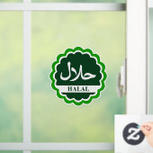 حلال Halal Zakelijk raamsticker Decal Bord (Huis)