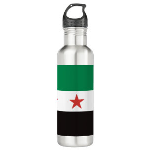 علم سوريا Syrië vlag Waterfles