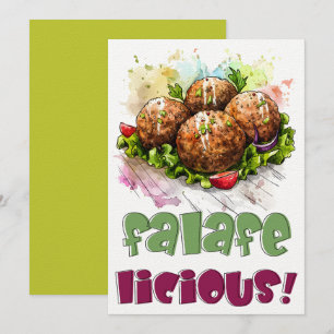 فلافل Falafel Hummus Arabisch Veganistisch Gezond Kaart