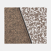 فن الخط ا ل ع ر ب ي FLEECE DEKEN (Voorkant (Horizontaal))