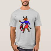 สู้ strijd in de Thaise Minotaur T-shirt (Voorkant)