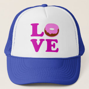 ღ تLiefde Donut Stijlvolle Cool Trucker Hatت ღ Pet