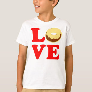 ღ ♥ تLove Donut Kinderen's Casual Comfy Cotton T-S T-shirt