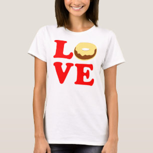 ღ ♥ تLove Donut Women's Chic Crew-neck T-Shirtت ♥ T-shirt