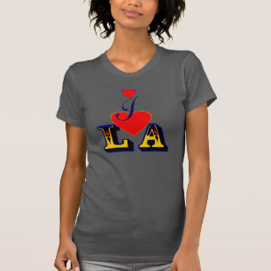 ღ ♥ Ik hou van LA Bella Canvas Chic Jersey T-shirt