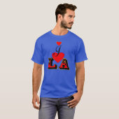 ღ ♥ Ik hou van LA Fabulous Basic T-Shirt ♥ ღ (Voorkant volledig)