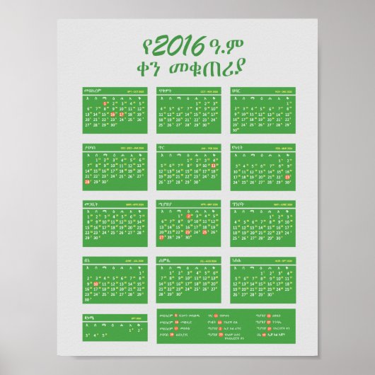 አማርኛካን ደ ርላ POSTER (Voorkant)