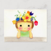 あたまお花畑 FEESTDAGENKAART (Voorkant)