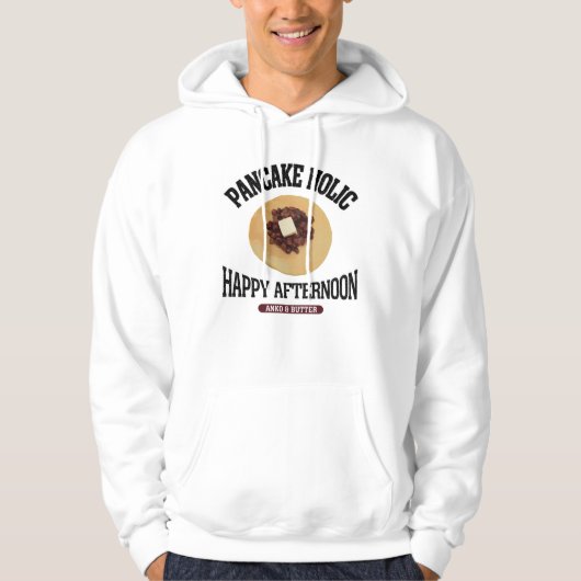 あんバターパンケーキ（ビンテージ風） HOODIE (Voorkant)