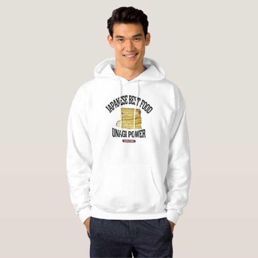 うなぎの白焼き(ビンテージ風) HOODIE (Voorkant volledig)