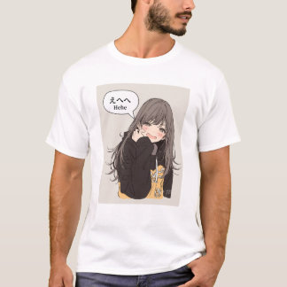 えへへTシャツ|寿司娘 T-SHIRT