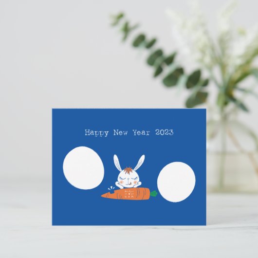 おいしい一年になぁれ BRIEFKAART (Staand voorkant)