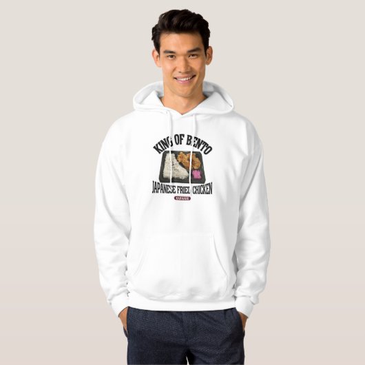 からあげ弁当(ビンテージ風) HOODIE (Voorkant volledig)