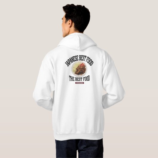 からあげ弁当(ビンテージ風) HOODIE (Achterkant volledig)