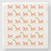 かわいいしばいぬがいっぱい STENEN ONDERZETTER (Voorkant)