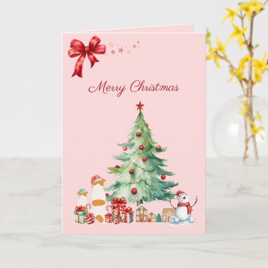 かわいいジャックラッセルテリアのクリスマスカード♡シーズン KAART (Gele Bloem)