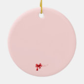 かわいいジャックラッセルテリアのクリスマス♡ KERAMISCH ORNAMENT (Achterkant)