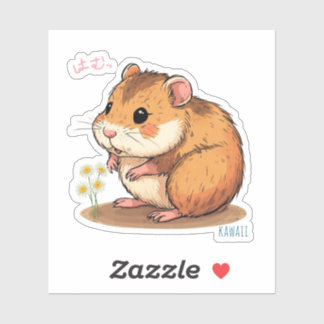 かわいいハムスターのオリジナルステッカー♡ STICKER