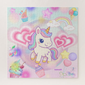 かわいいピンクのゆるふわユニコーン♡ LEGPUZZEL