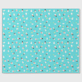 かわいいブルーのクリスマス スノーマン 子ども♡ CADEAUPAPIER (Vlak)