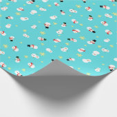 かわいいブルーのクリスマス スノーマン 子ども♡ CADEAUPAPIER (Hoek)