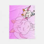 こかげのやぎ フリースブランケット FLEECE DEKEN (Voorkant)