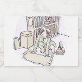 さいくにじ VOEDSELCONTAINER ETIKET (Enkel label)