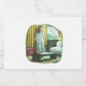 さくににじ VOEDSELCONTAINER ETIKET (Enkel label)