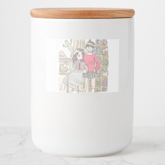 さにむれじ VOEDSELCONTAINER ETIKET (Voorkant)