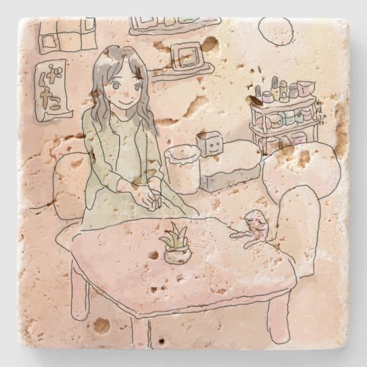 さにれいじ 淡い部屋と足の裏 STENEN ONDERZETTER (Voorkant)