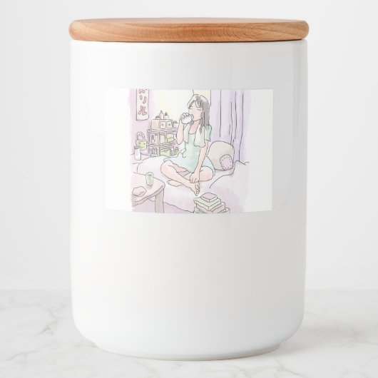 さにれなじ　ごくごく VOEDSELCONTAINER ETIKET (Voorkant)