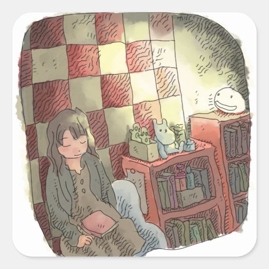 さやしにじ VIERKANTE STICKER (Voorkant)