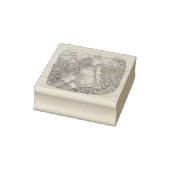 さやれむじ 秋の落ち葉の上に座る女性 	RUBBERSTEMPEL (Stempel)