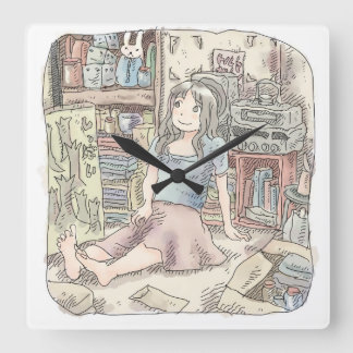 さ な さ じ VIERKANTE KLOK