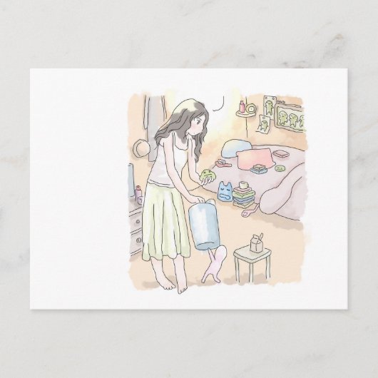 さ に じ く ポ  onder に briefkaart (Voorkant)