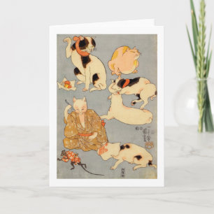 たとえ尽の内 (下), 国芳 Japanse Katten (3), Kuniyoshi, Kaart