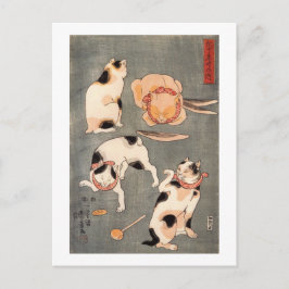 た と (上), 尽 Japanse 内(1), Kuniyoshi, Ukiyo-e Briefkaart