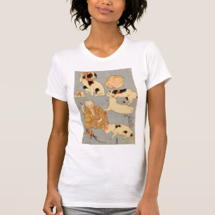 た と (下), 尽 Japanse 内(3), Kuniyoshi, Ukiyo-e) T-shirt