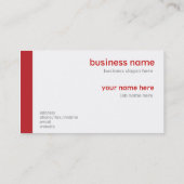 どこかの街並み VISITEKAARTJE (Achterkant)