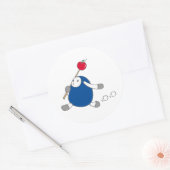 なまけたろうステッカー　こん RONDE STICKER (Envelop)