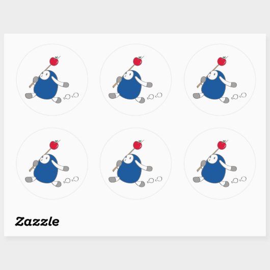 なまけたろうステッカー こん RONDE STICKER (Vel)