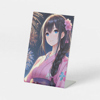 みはるん RECLAMEBORD MET VOETSTUK