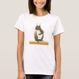りすイラストTシャツ T-SHIRT